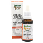 CBD Oil Drops 30ml 1020 mg (Orange)