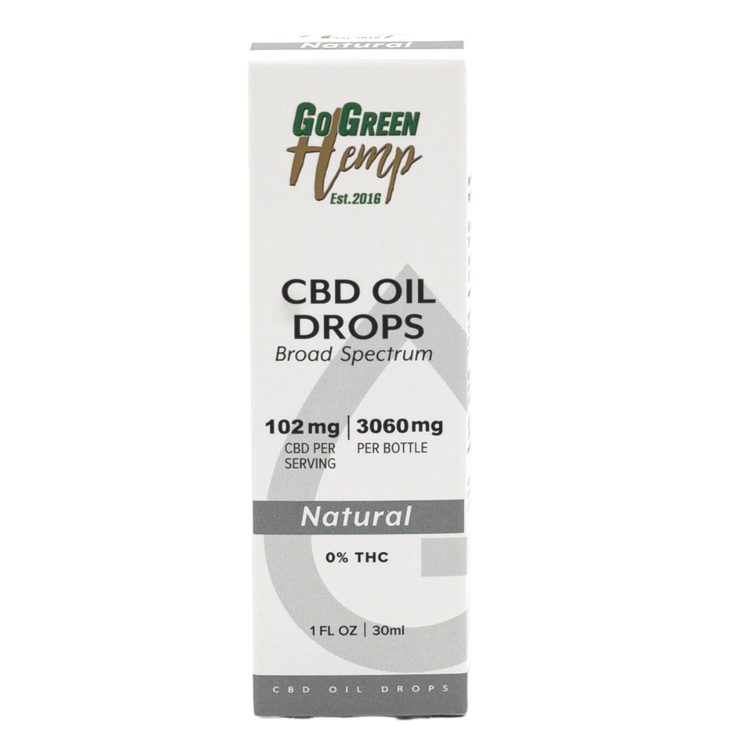 CBD Oil Drops 30ml 3060 mg (Natural)