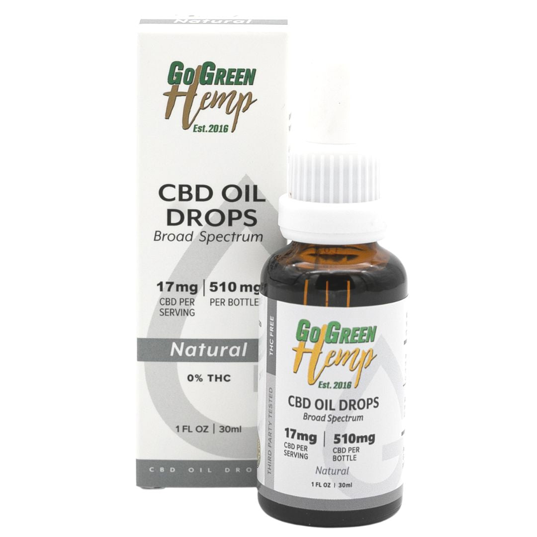 CBD Oil Drops 30ml 510 mg (Natural)