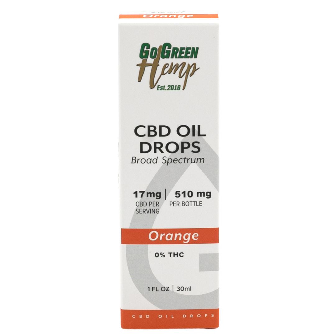 CBD Oil Drops 30ml 510 mg (Orange)